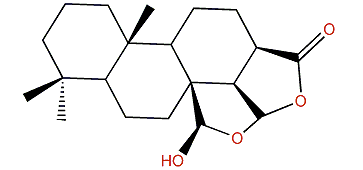 17b-Hydroxy-15,17-oxidospongian-16-one